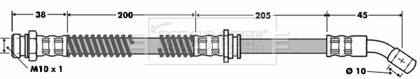 BORG & BECK Pidurivoolik BBH7458